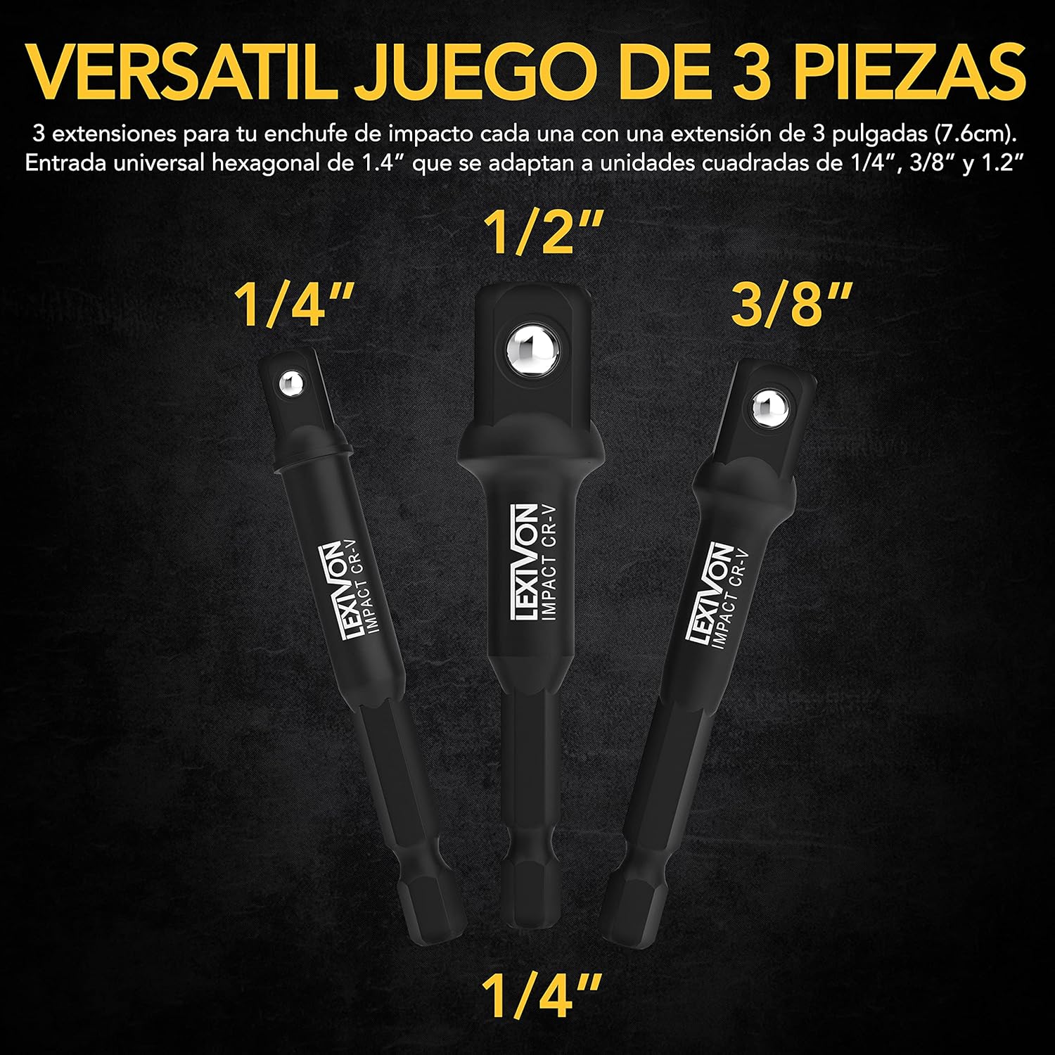 Thumbnail 2 de LEXIVON LX-101 adaptadores de vaso 3 piezas 3