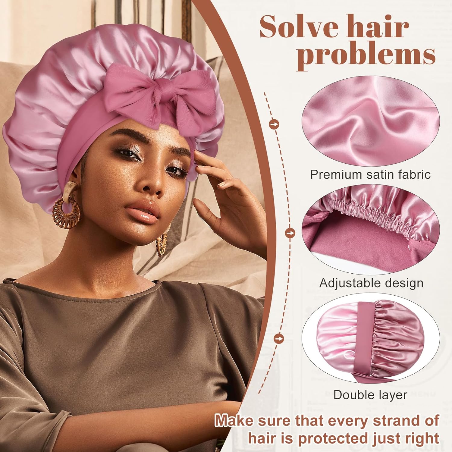 Thumbnail 3 de Satin Bonnet Double Layer 🎀