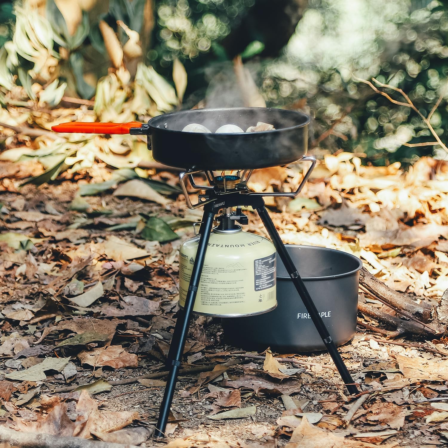 Thumbnail 6 de Fire-Maple Oar Camping Adjustable Gas Stove Stand – Detachable Tripod for Outdoor Cooking