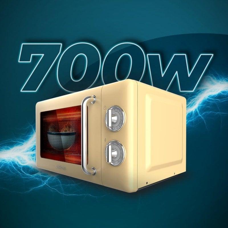 Detalle de Cecotec ProClean 3110 Retro Microondas 20L 🍽