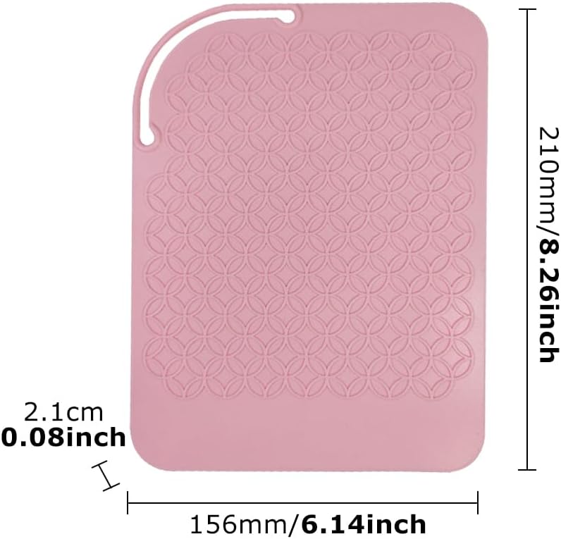Detalle de Heat Mat for Hair Straighteners: Silicone, Heat-Resistant Surface for Your Styling Tools