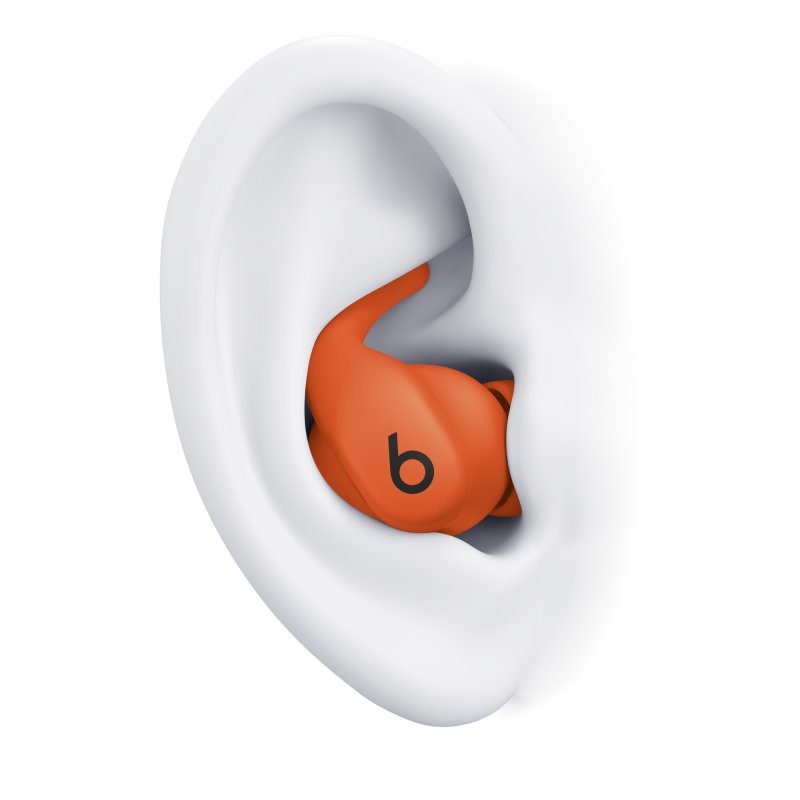 Detalle 2 de Beats Powerbeats Fit Auriculares Deportivos Inalámbricos con ANC – Naranja Eléctrico