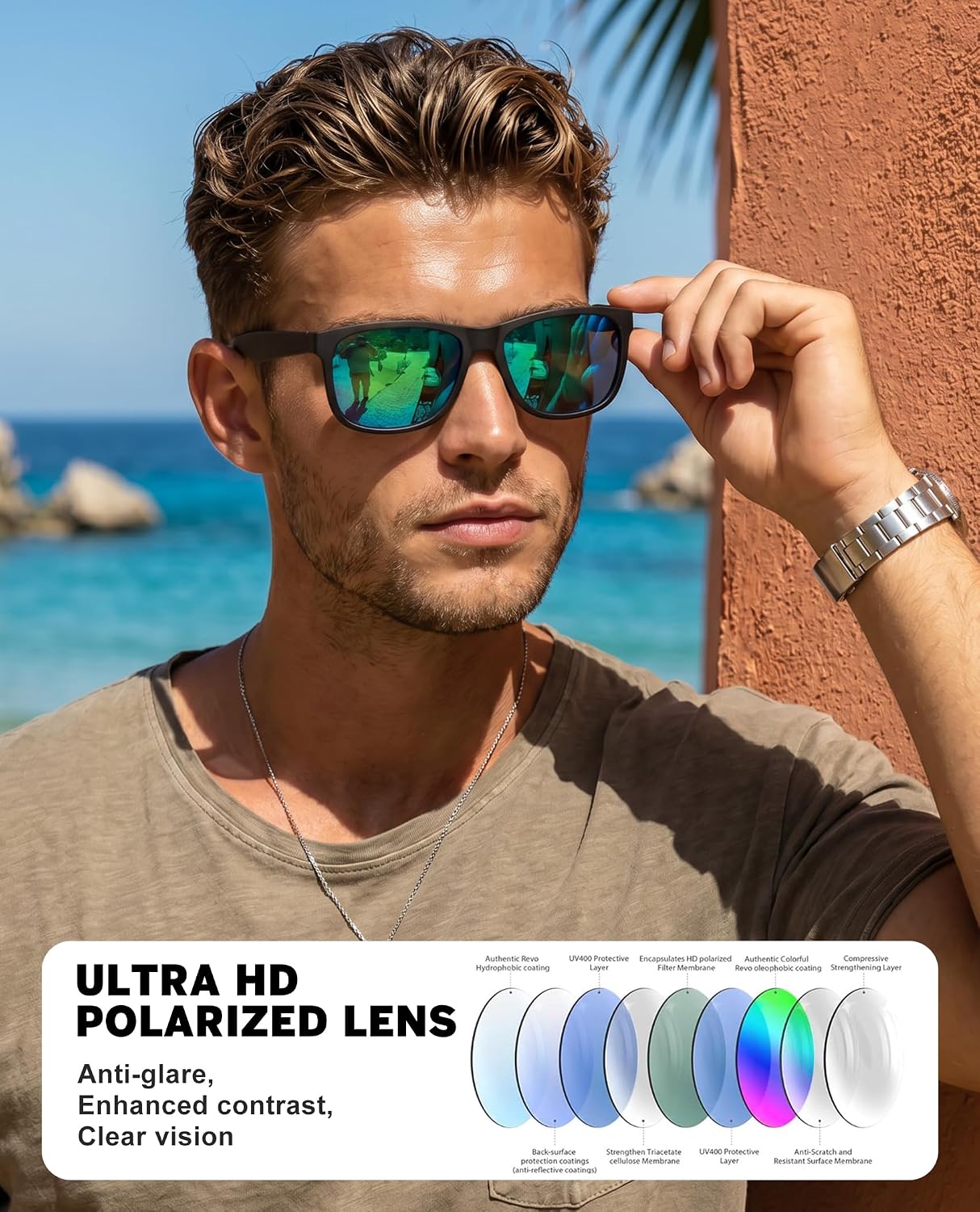 Detalle de KALIYADI Polarized Sunglasses 3-Pack