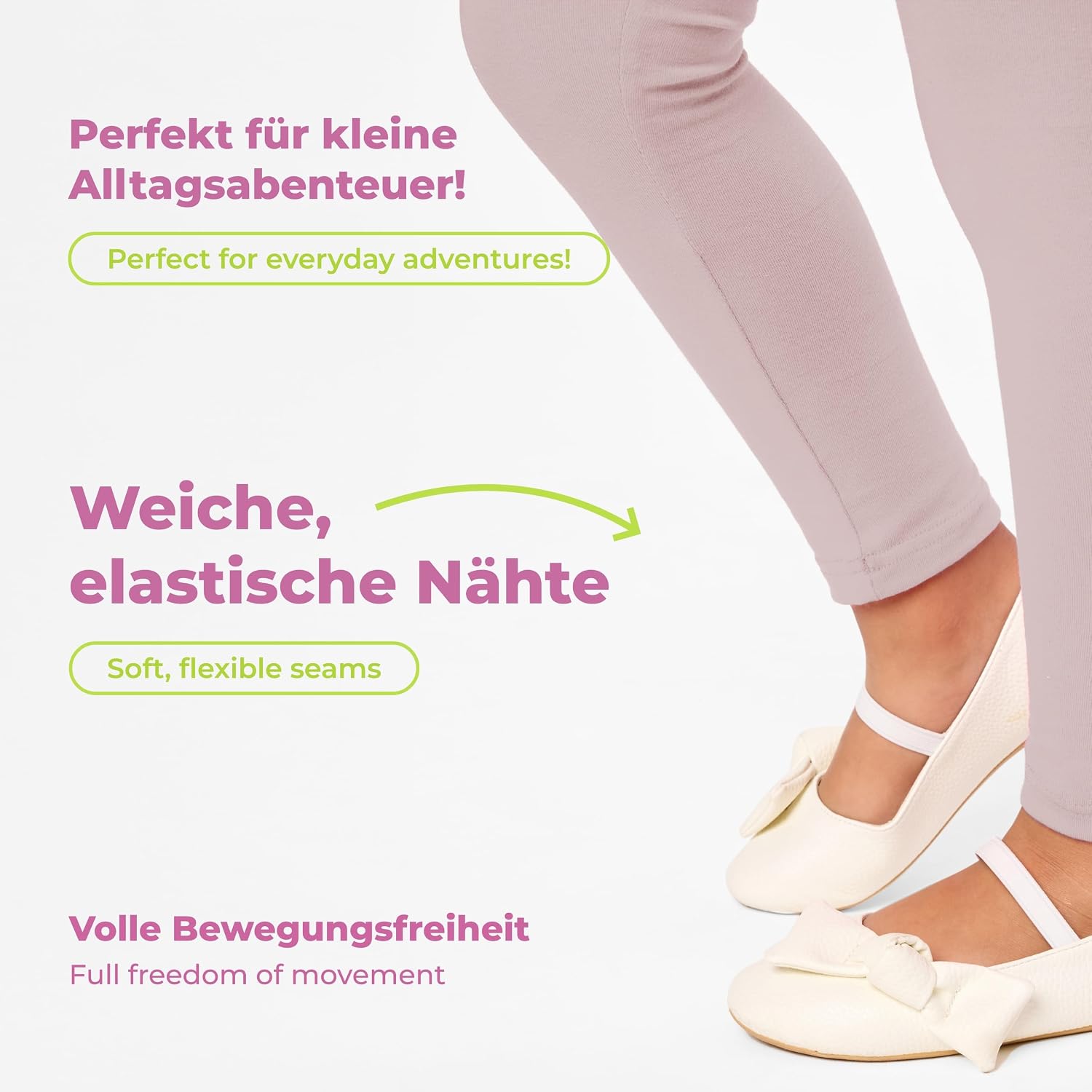 Detalle 2 de Merry Style MS10-130 lange meisjeslegging van viscose met elastische tailleband