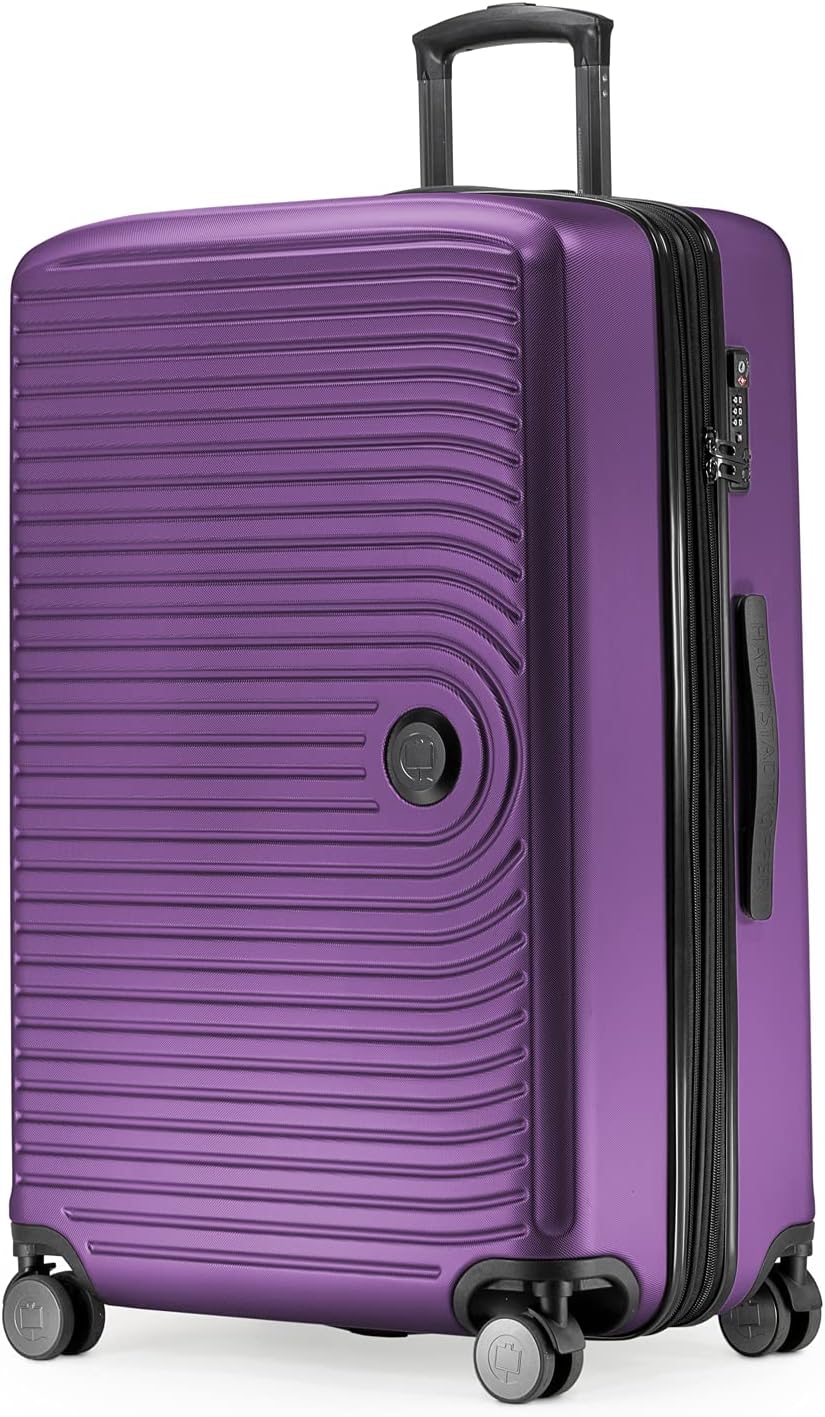 Detalle de Hauptstadtkoffer Mitte Grande Valigia Rigida con Espansione 130 L, TSA, 4 Ruote – Melanzana