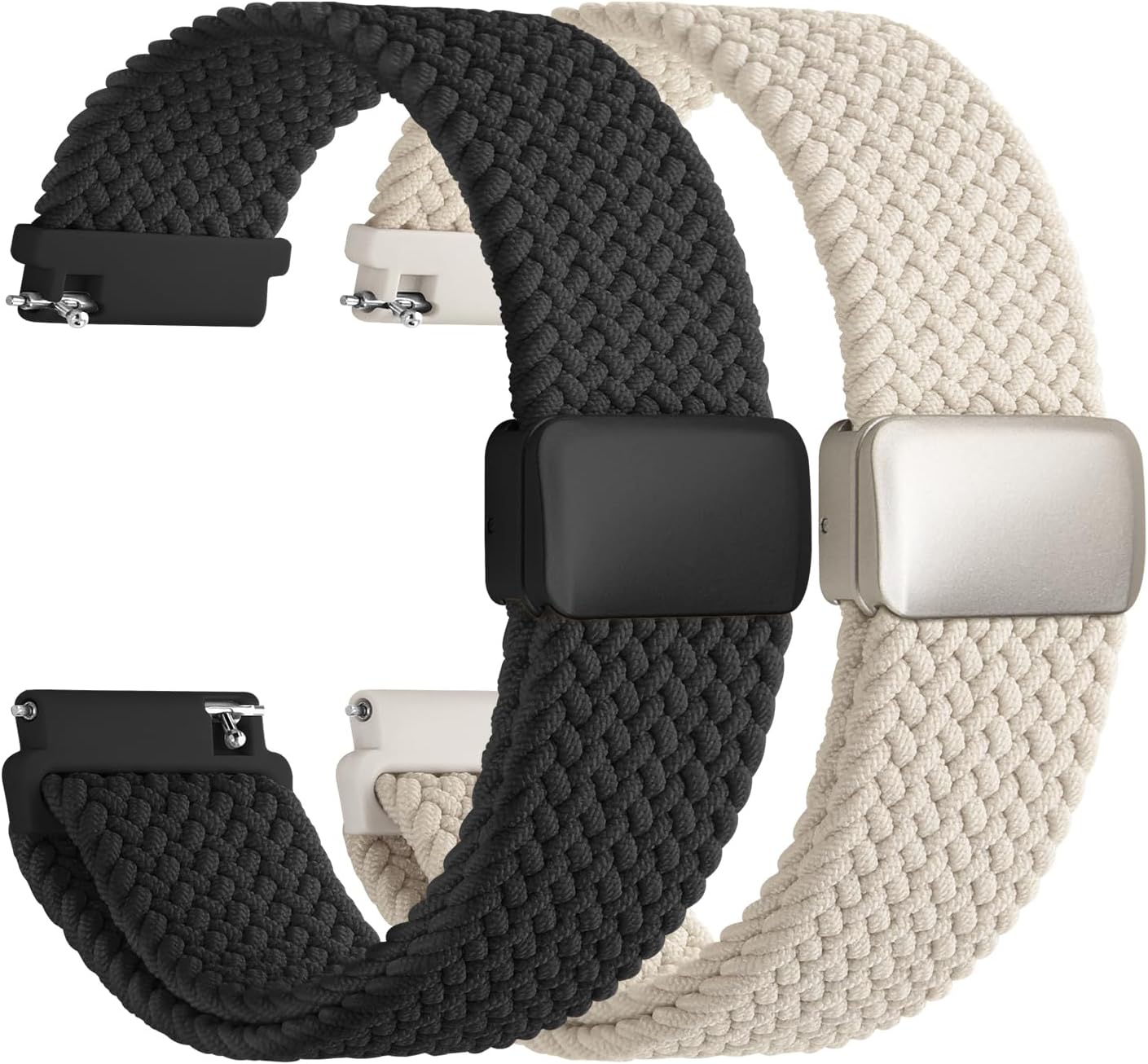 Detalle de Fullmosa Nylon Uhrenarmband 20mm — 2er Set