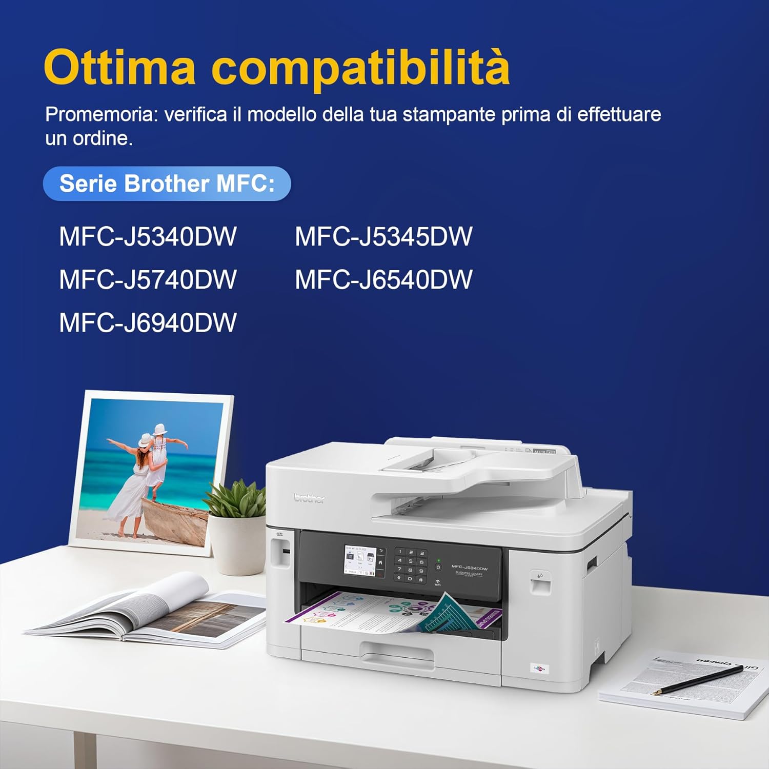 Thumbnail 2 de ColorKing LC422XL Compatibile con Brother LC422/LC422XL: confezione da 4 cartucce per MFC-J5340DW, J5740DW, J6940DW e J6540DW