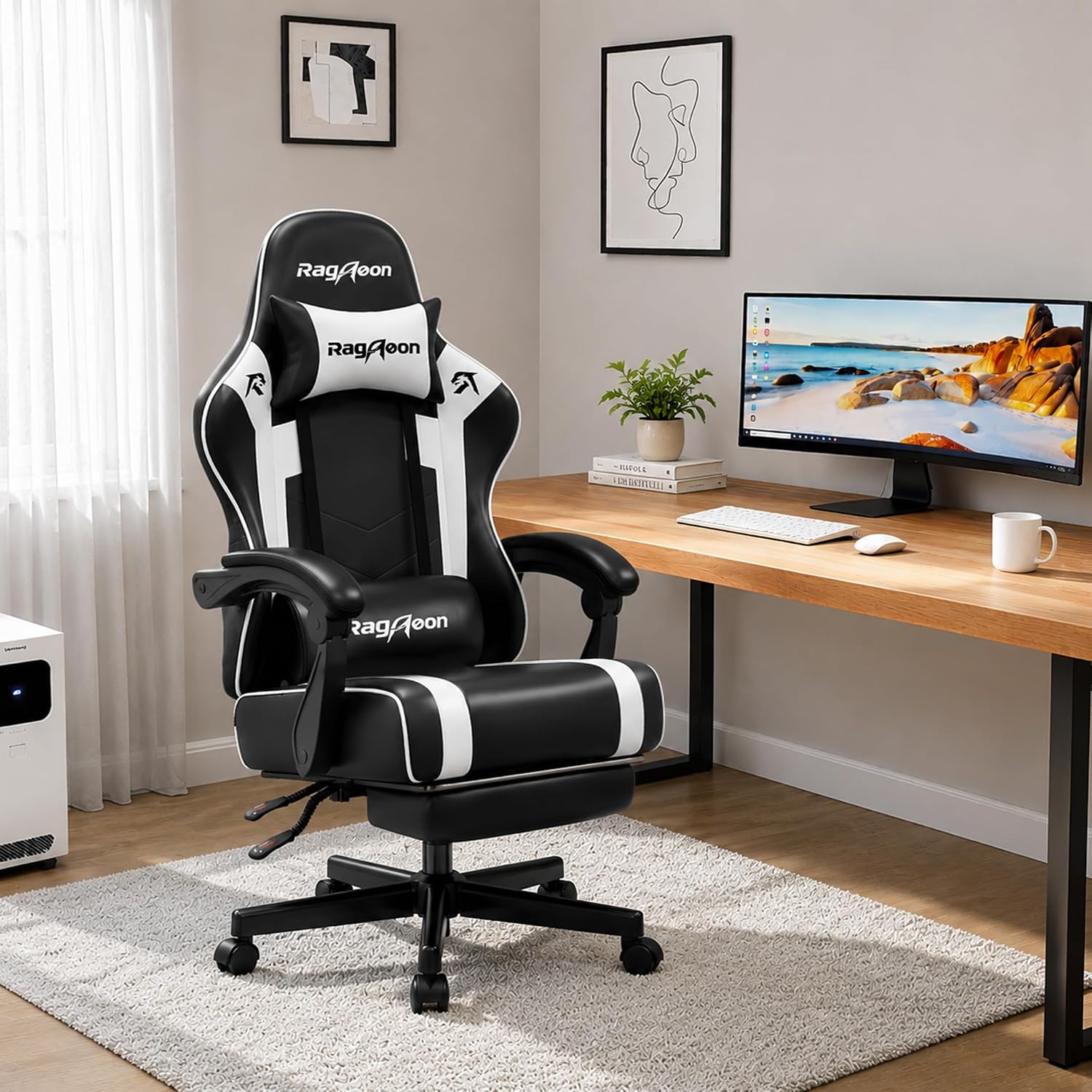 Detalle 2 de JECQCUPG Gaming Chair 51cm Wide Seat