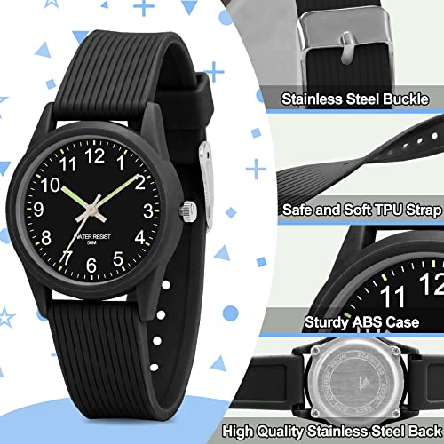 Thumbnail 6 de SOCICO Kid's Analog Watch for 3–12 Year Olds — 50M Water-Resistant Timepiece