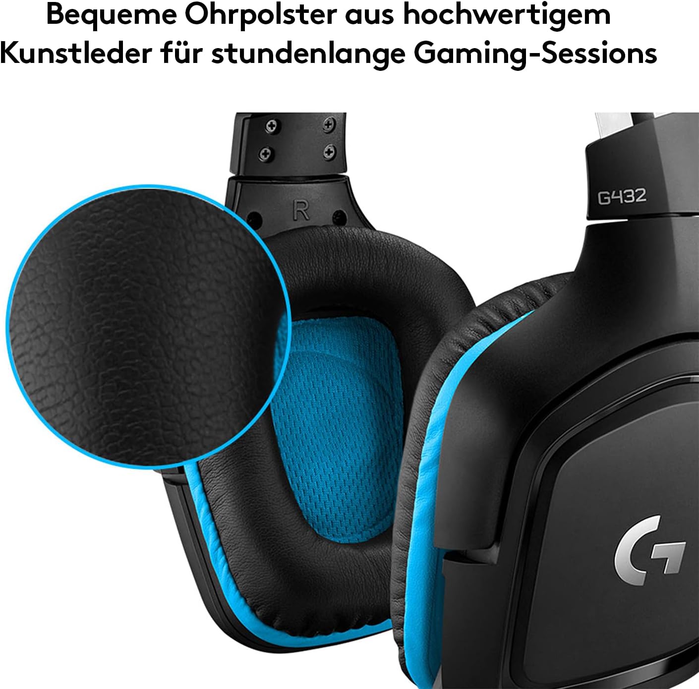 Thumbnail 4 de Logitech G432 kabelgebundenes Gaming-Headset mit DTS Headphone:X 2.0, 7.1 Surround und Flip-Stummschaltung