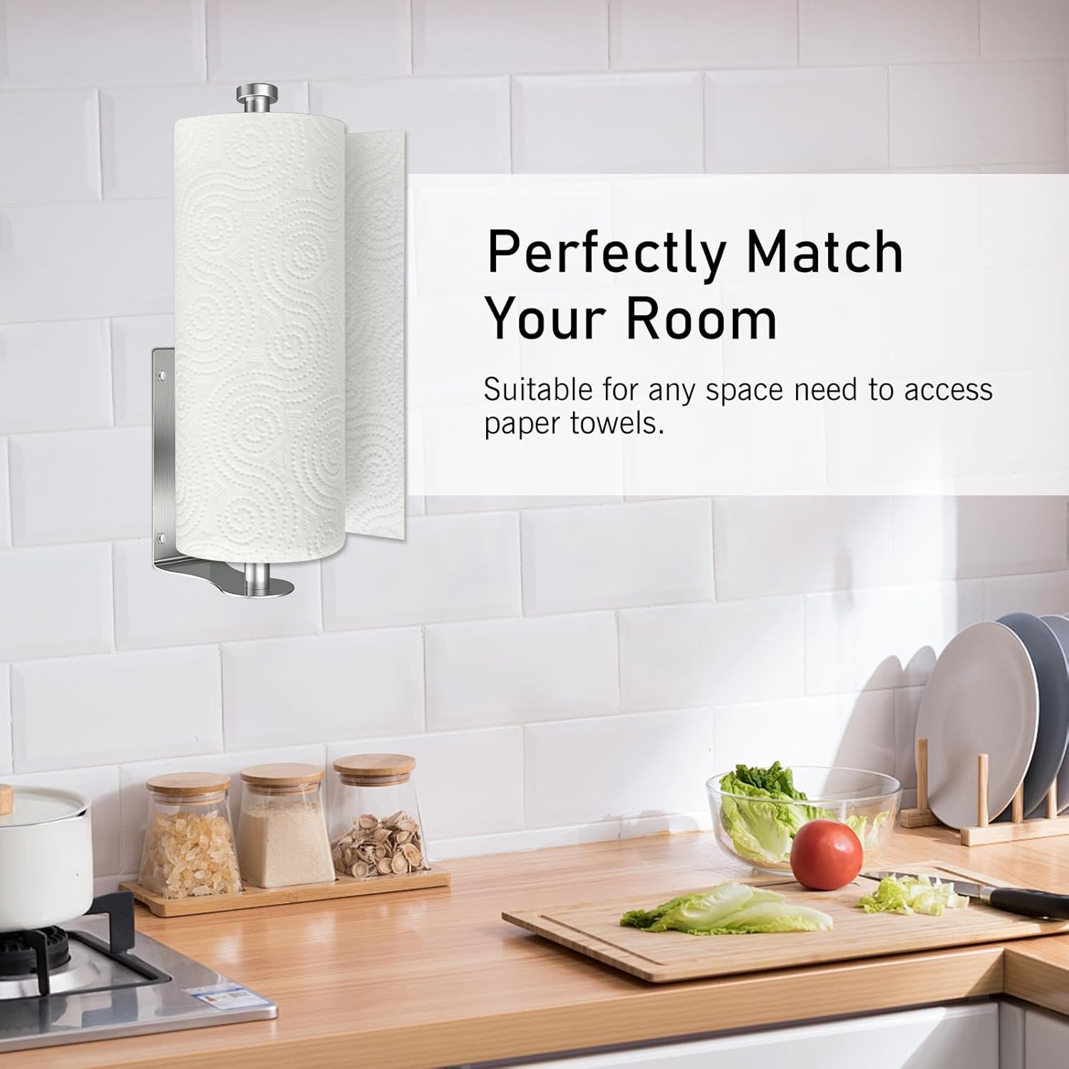 Thumbnail 3 de SetSail Paper Towel Holder, Stainless Steel