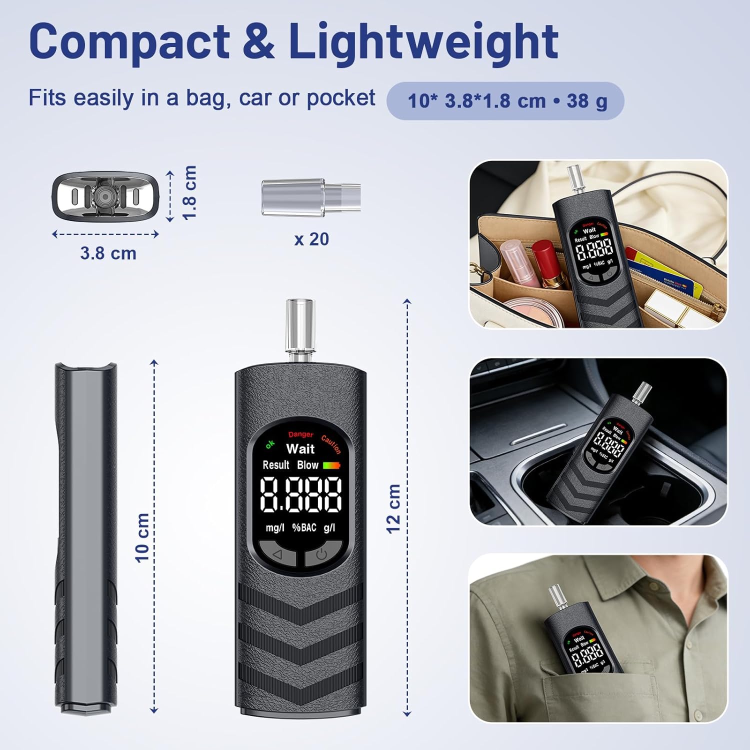Thumbnail 6 de pewpuny Breathalyser Alcohol Tester