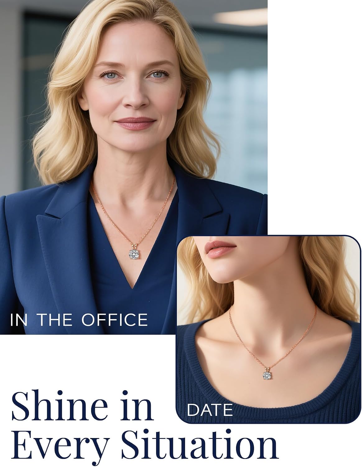 Detalle 2 de MomentWish Collana Moissanite 0,5 ct