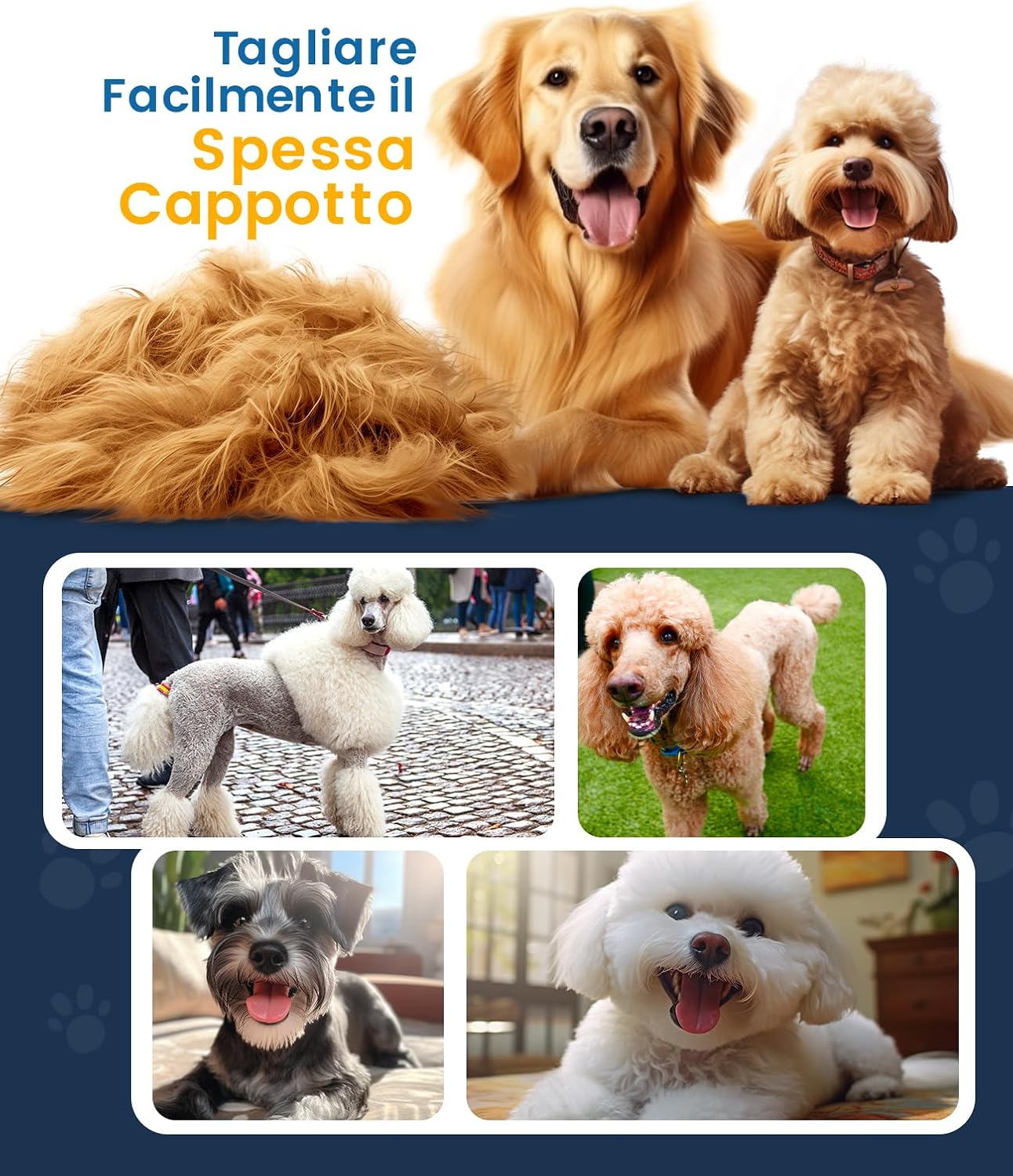 Thumbnail 6 de Oneisall Toelettatore per cani ricaricabile impermeabile