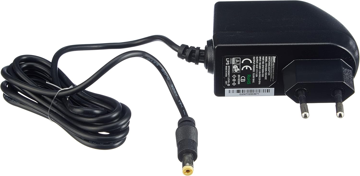 Thumbnail 5 de PremiumCord Alimentation Universelle 230V/5V/1,2A — Adaptateur Secteur AC/DC avec câble 1,5 m (5,5 mm & 2,1 mm)