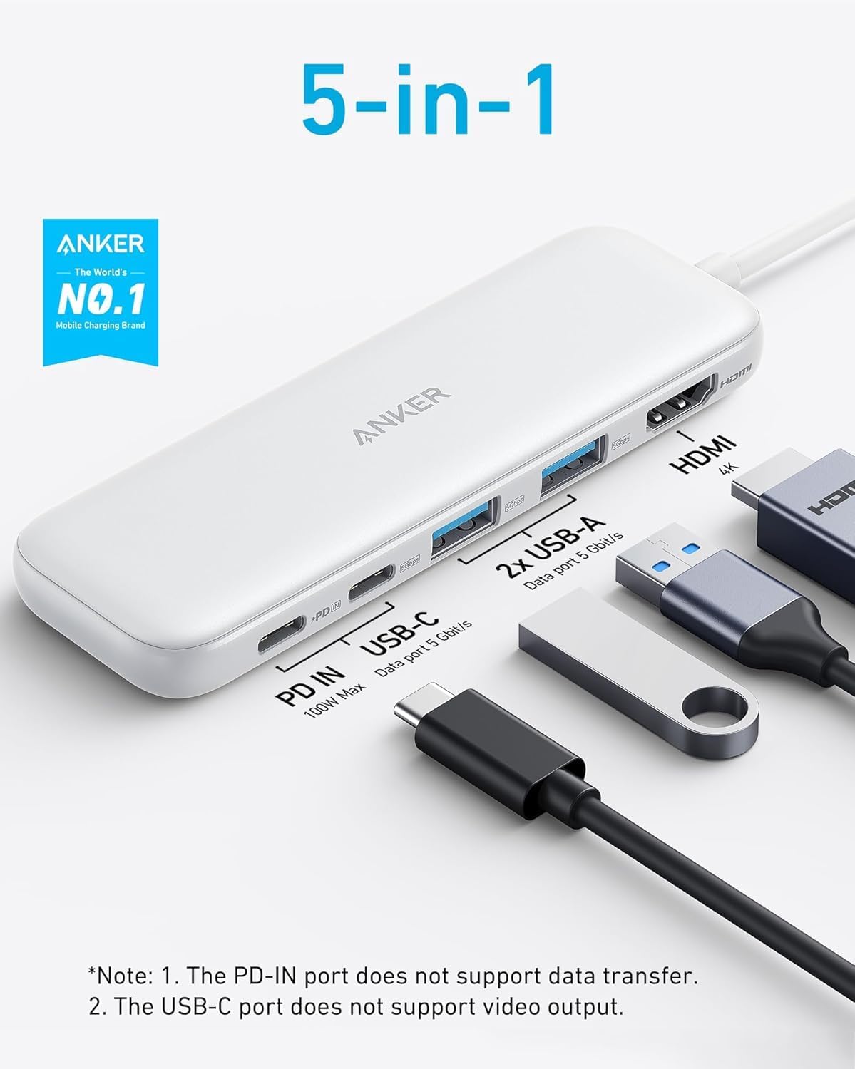Thumbnail 1 de Anker USB C Hub 5-in-1