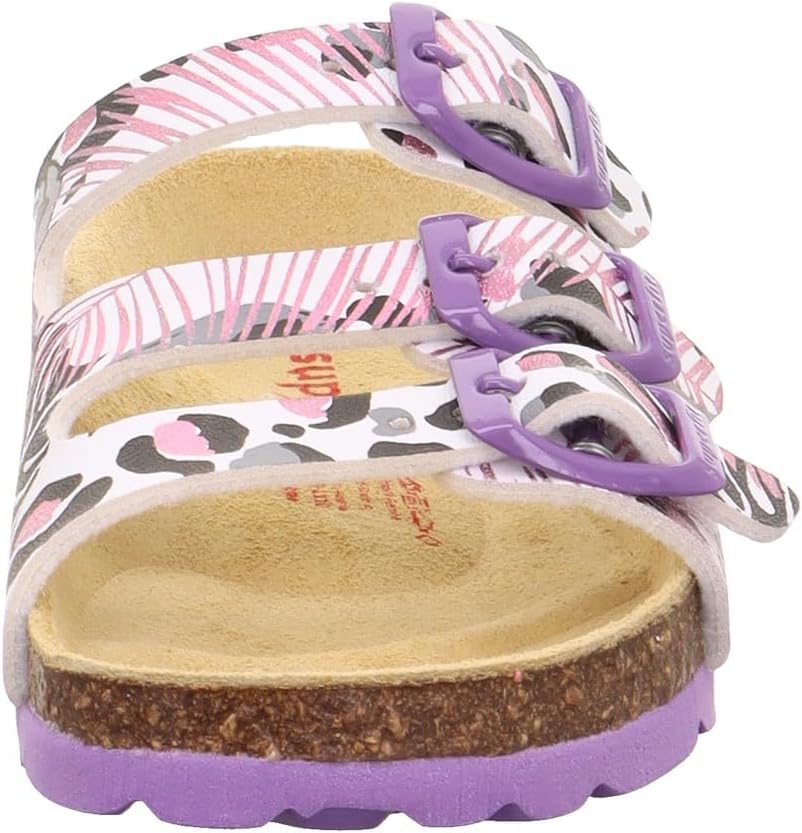 Thumbnail 1 de Superfit Mädchen Fußbettpantoffel 1-800113 – Weiß Mehrfarbig, 29 EU