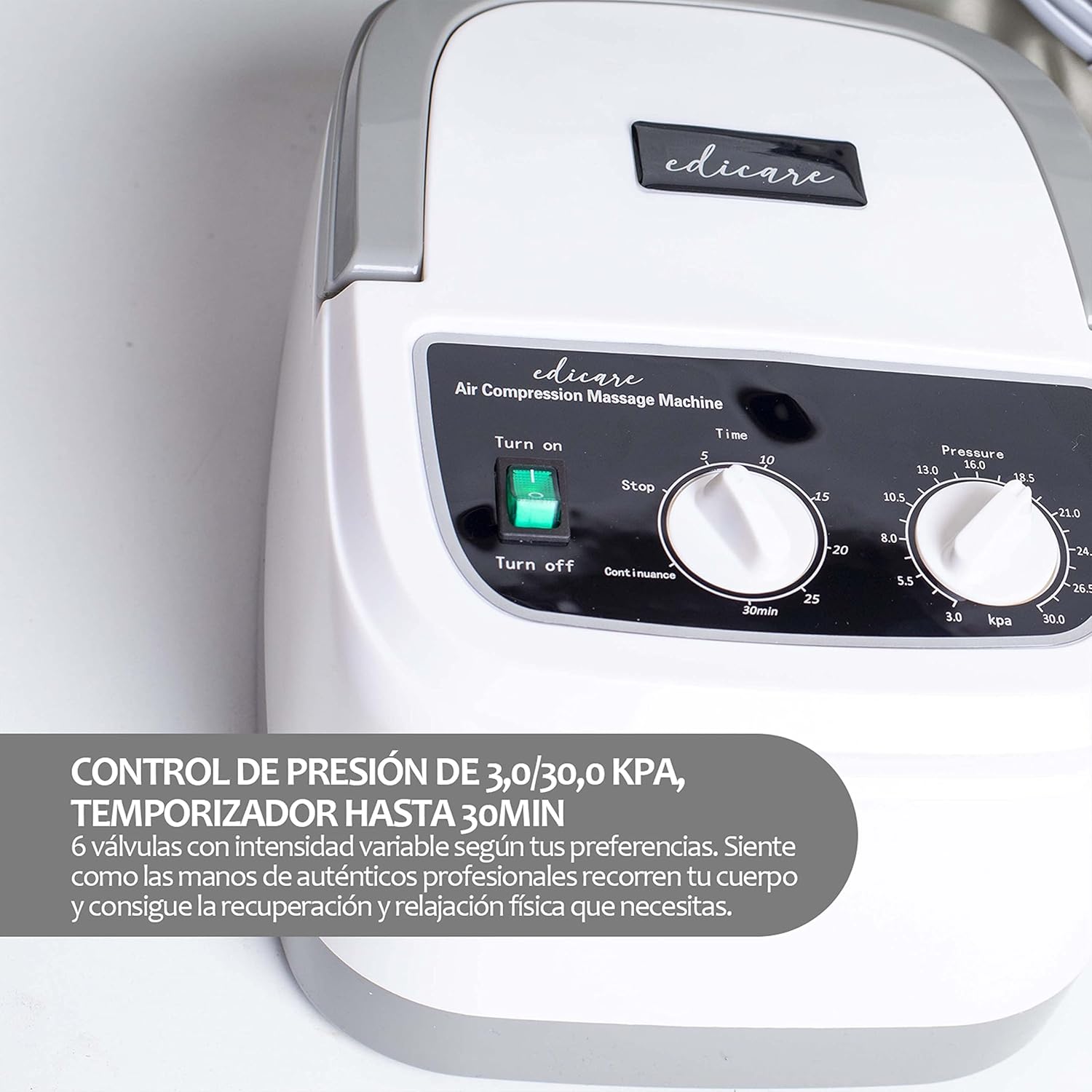 Detalle de Edicare, Presoterapia para Piernas y Pies Cansados 🦵