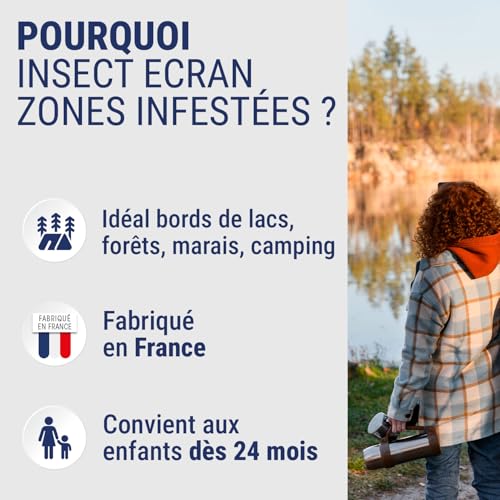 Detalle 2 de Insect Ecran Anti-Moustiques Zones Infestées 8H – Spray répulsif 3x100ml