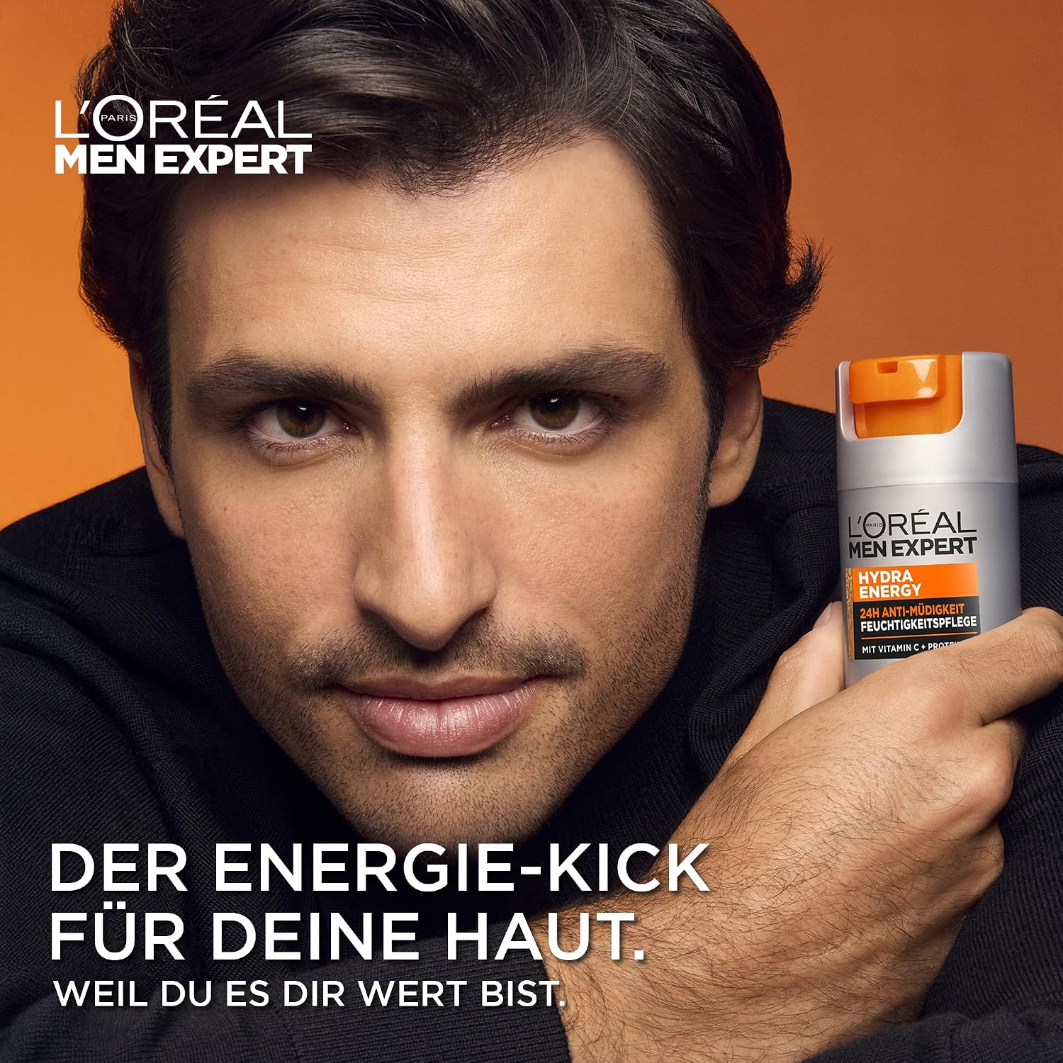 Detalle 2 de L'Oréal Men Expert Hydra Energy Geschenkset – Waschgel & Feuchtigkeitspflege gegen müde Haut