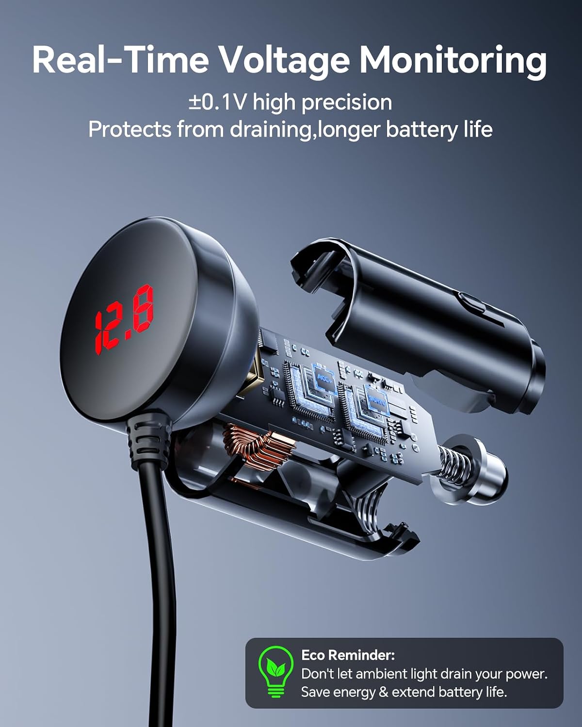Thumbnail 5 de YANTU 150W car cigarette lighter splitter with USB ⚡