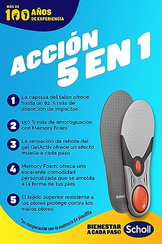 Detalle de Scholl LiquiFlex Plantillas con Soporte Reforzado para Mujer 👡