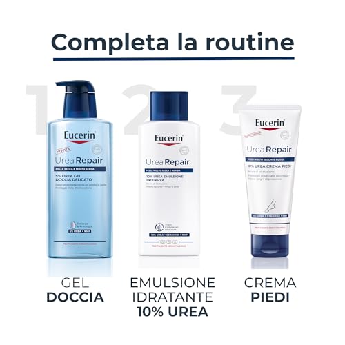 Detalle de Eucerin Urea Repair Crema Piedi 10% 100 ml – idratazione profonda per talloni screpolati