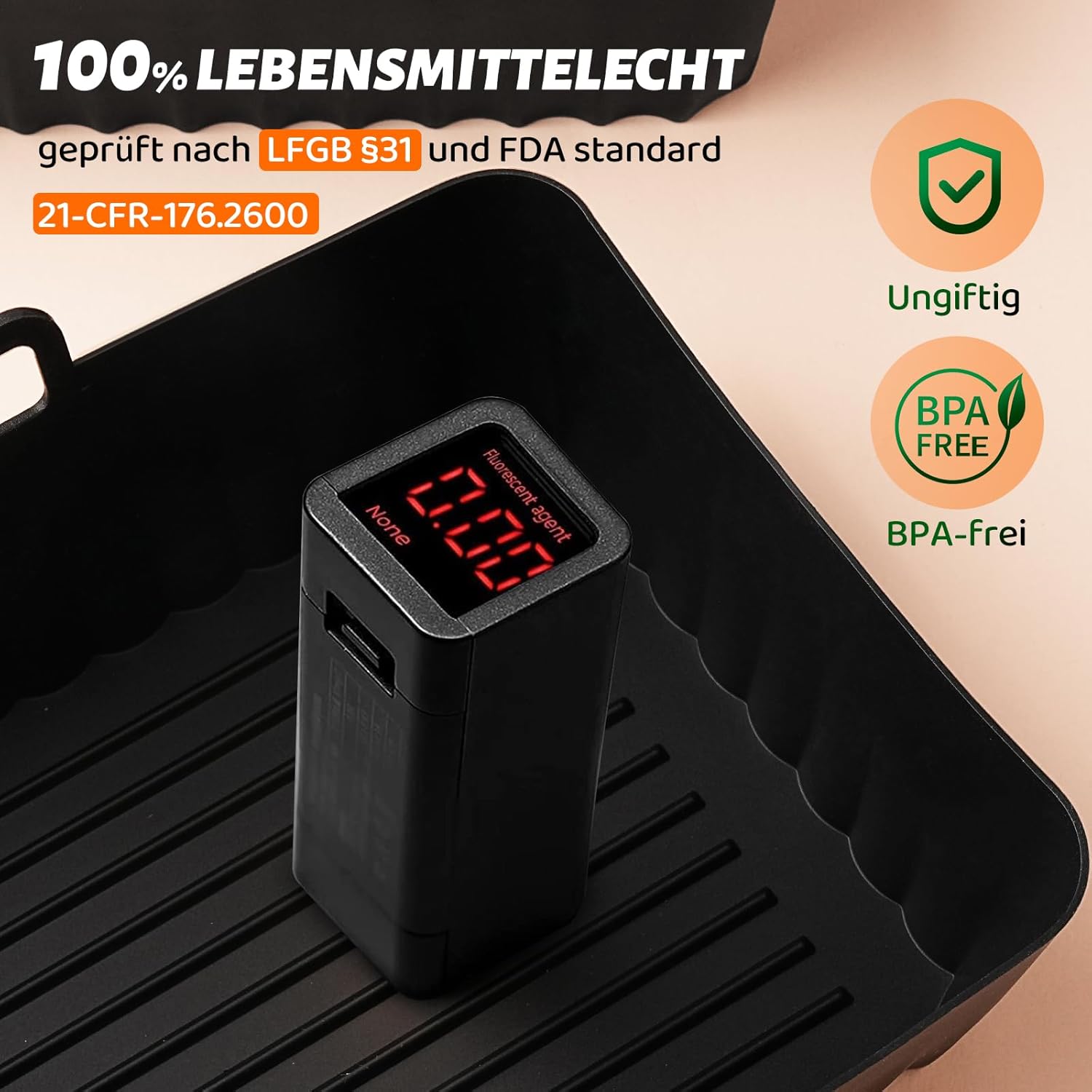 Detalle 2 de Ninja Airfryer Zubehör AF400EU/AF300EU – Halter & Spülmaschinenfest
