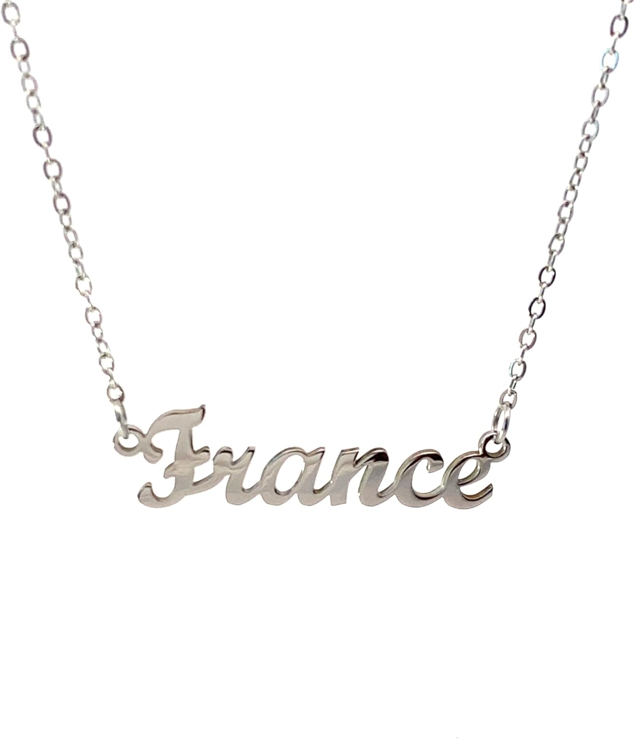 Thumbnail 6 de 10:10 Collana Donna Nome Personalizzato in Acciaio Inox Anallergico – Lunghezza Regolabile 40 cm + 5 cm