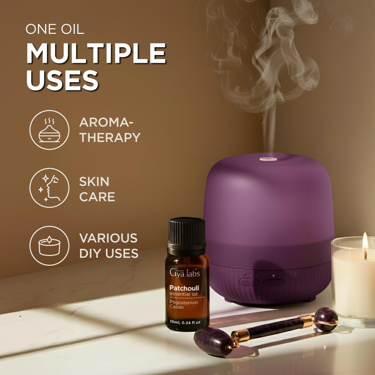 Thumbnail 4 de Gya Labs 100% Pure Patchouli Essential Oil - 0.34 Fl Oz