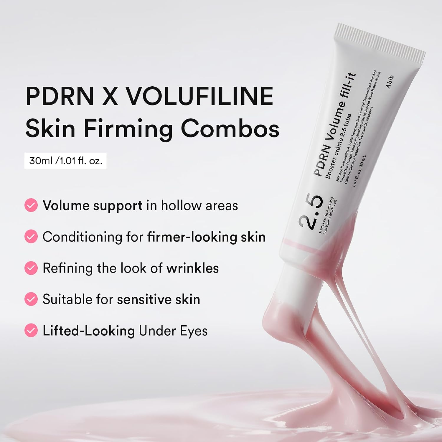 Detalle de Abib PDRN Volume fill-it Booster Cream 2.5 tube (1.01 fl oz) for facial volume plumping