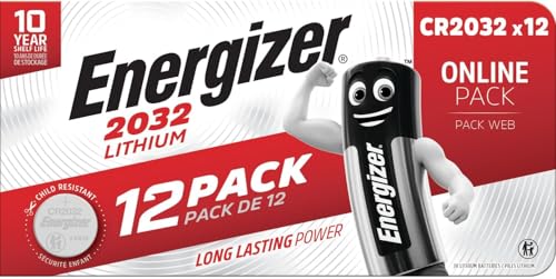 Detalle de Energizer CR2032 Pilas botón 3V — Paquete 12