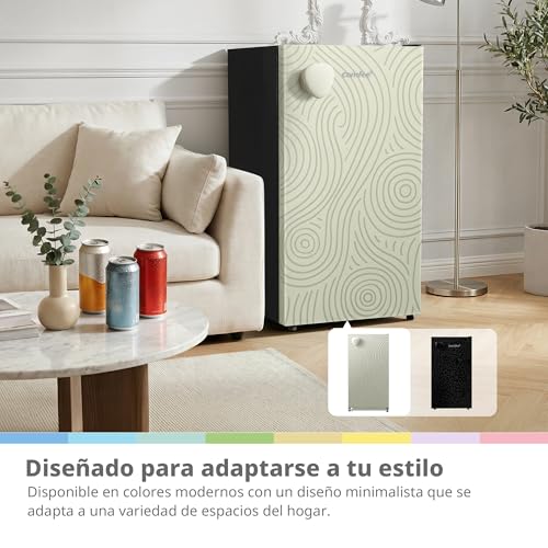 Thumbnail 9 de Comfee' 88L Refrigerador Compacto Bajo Encimera, Chill Box 0–10°C, Verde