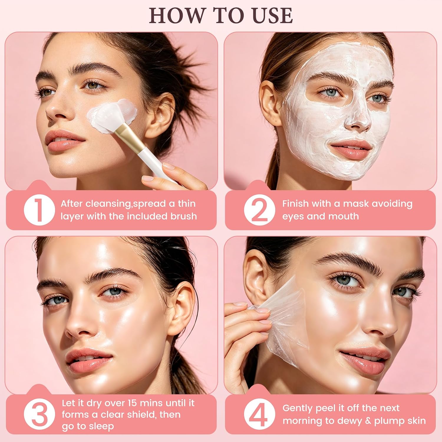 Thumbnail 6 de Orforjit Collagen Night Wrapping Mask, 2.54 fl oz Overnight Peel-Off Face Mask