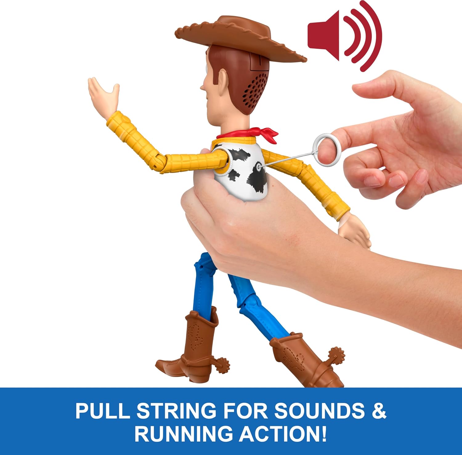 Thumbnail 2 de Mattel Disney and Pixar Toy Story 5 Running Woody – 12-Inch Action Figure