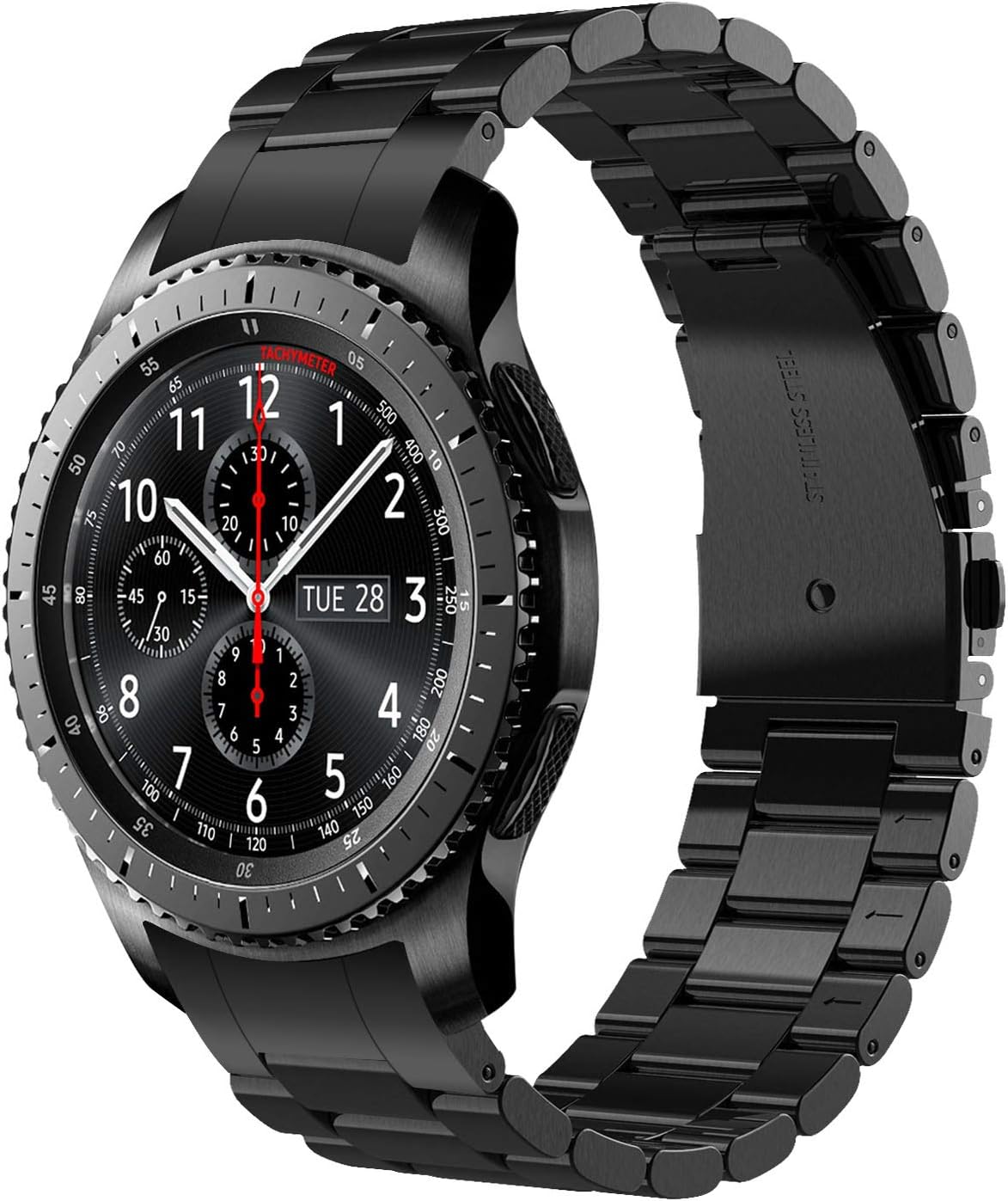 Detalle de V-MORO Armband für Apple Watch 44 mm schwarz