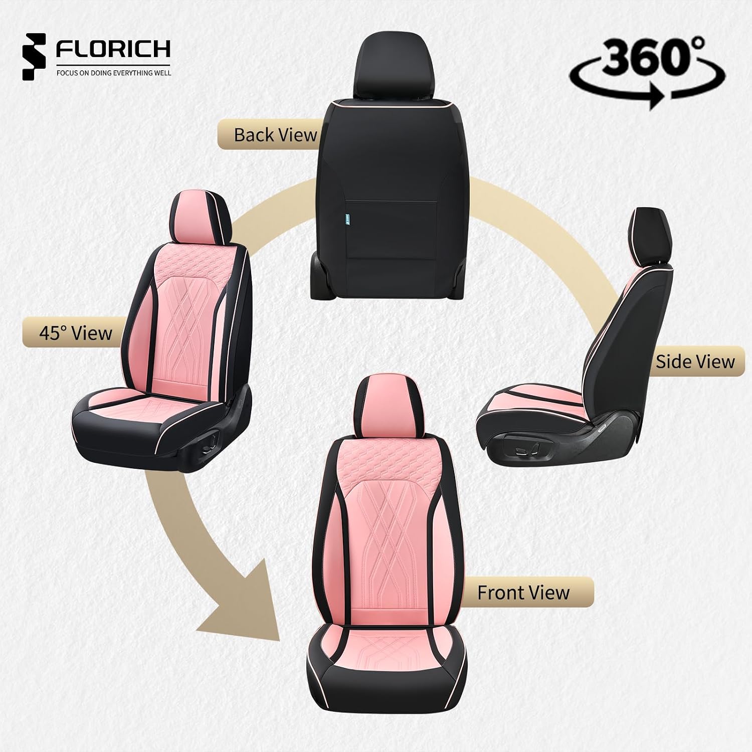 Thumbnail 6 de FLORICH Car Seat Covers Faux Leather