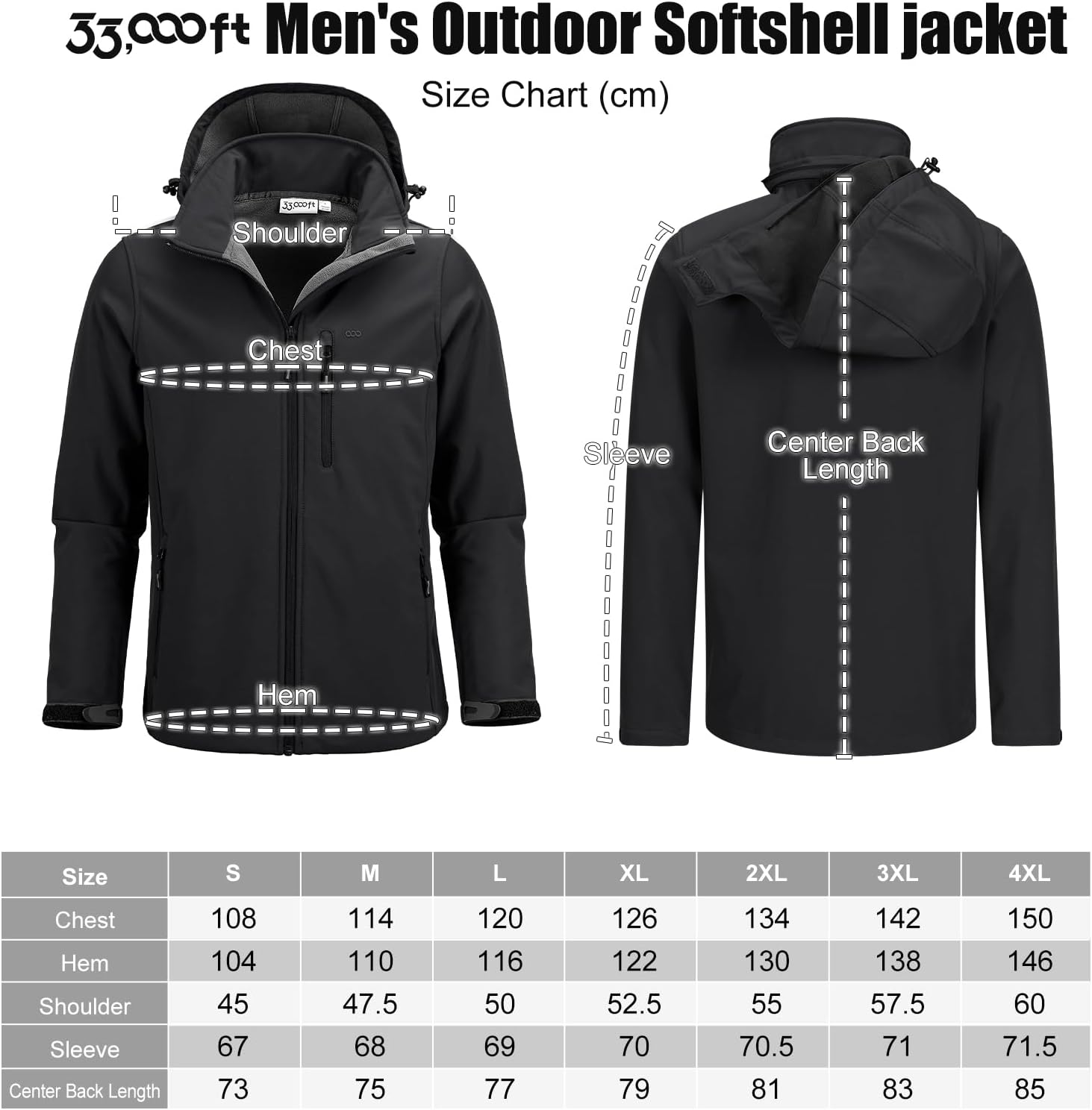 Thumbnail 5 de 33,000ft Softshelljacke 8000-10000 mm