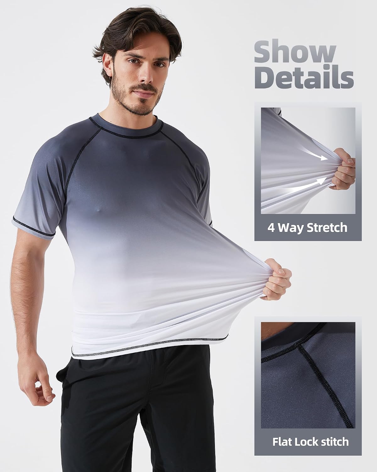Detalle 1 de Arcweg Rashguard Mare Surf Uomo UPF 50+