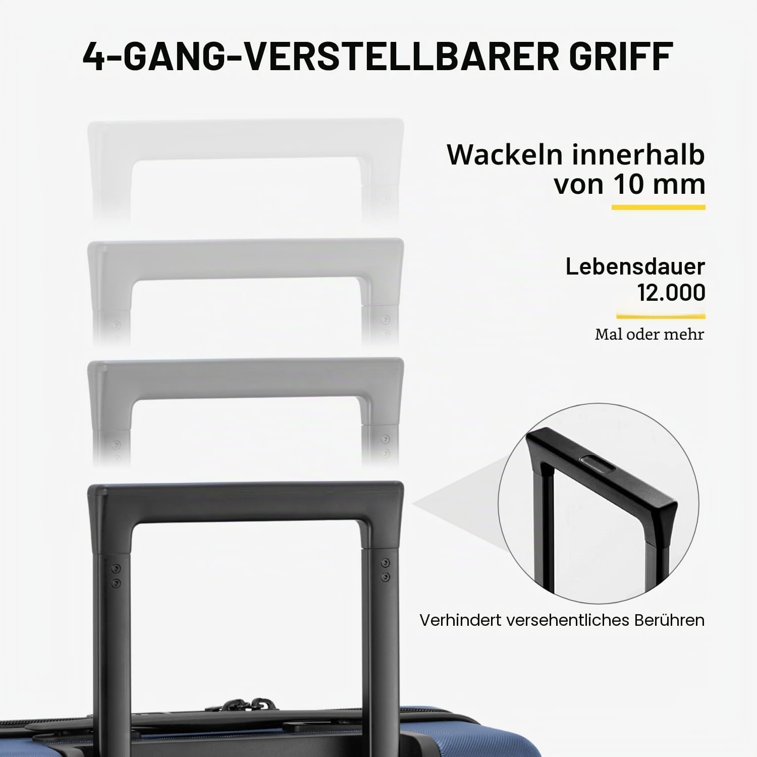 Detalle 2 de LEVEL8 Koffer Trolley 74 cm, 99 l