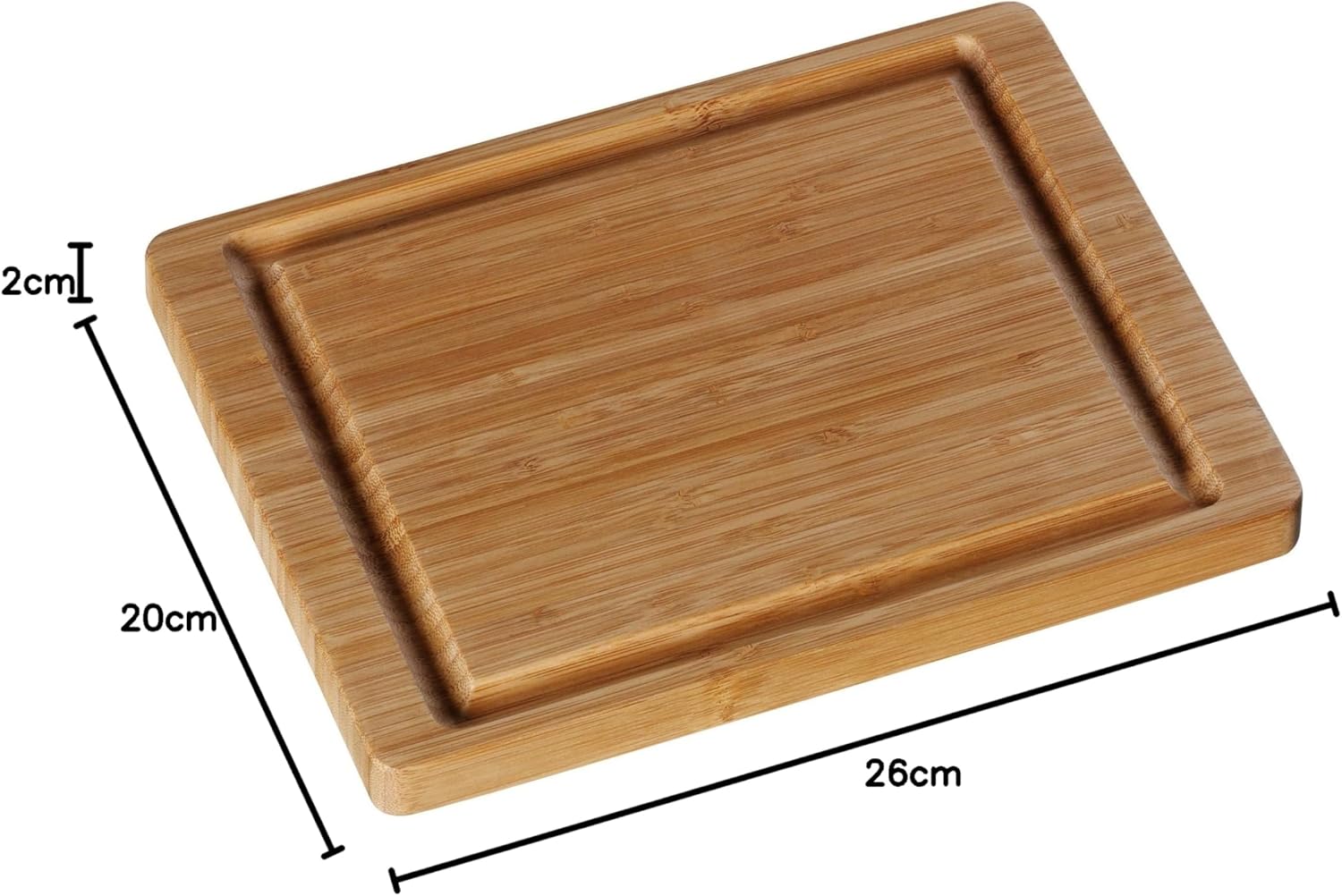 Detalle 2 de WMF Bambú - Tabla de Cortar de Bambú con Ranura 🍽