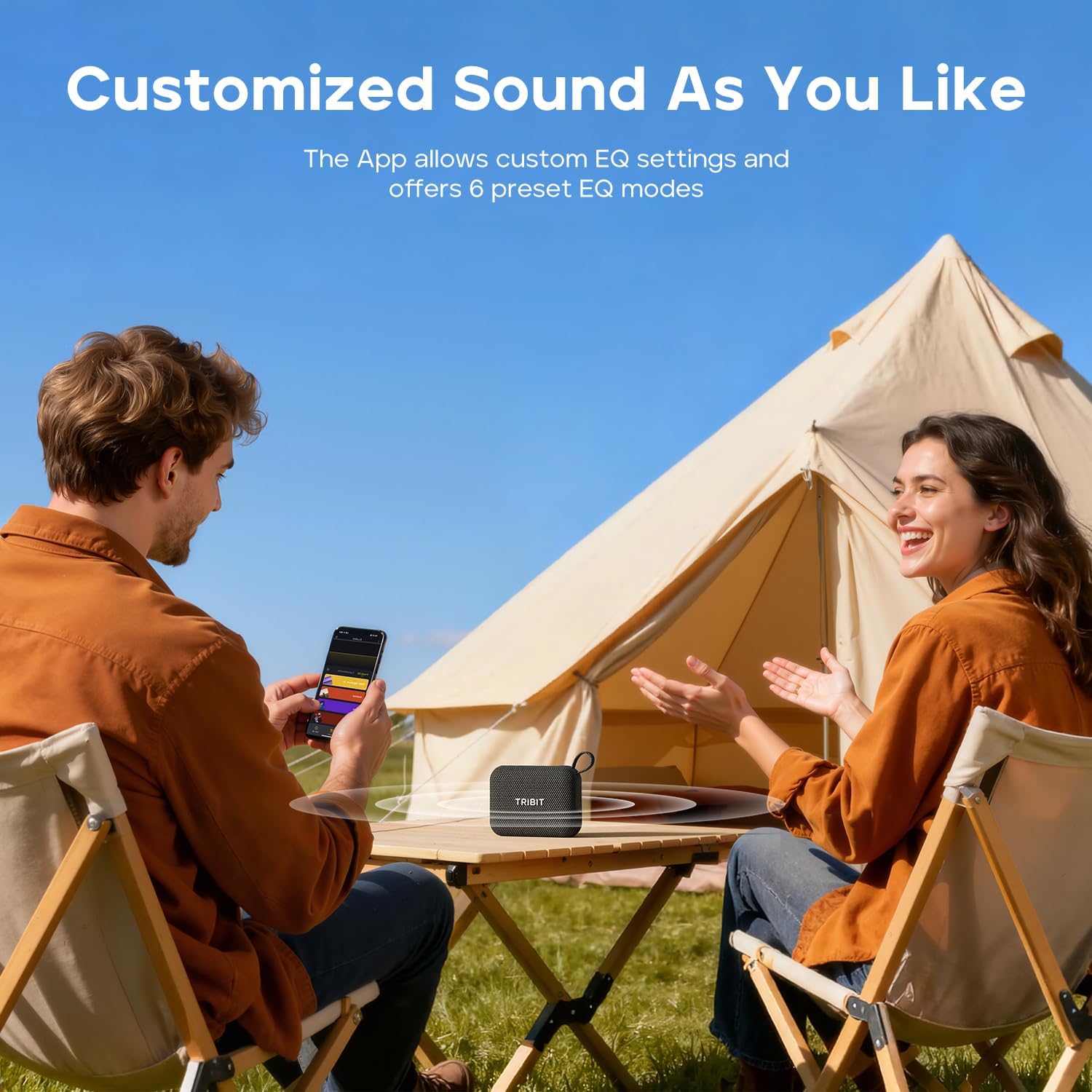 Thumbnail 5 de Tribit PocketGo Portable Wireless Bluetooth Speaker with 7W Stereo Sound, IP68 Protection and 20H Playtime