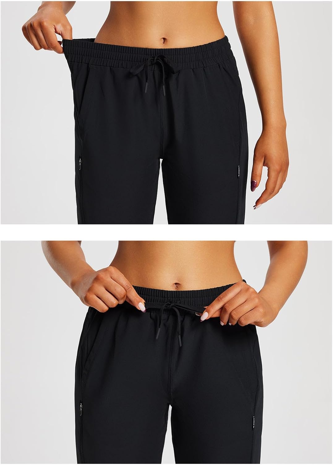 Thumbnail 4 de baleaf Women’s 15" Hiking Shorts Long Bermuda Cargo Capris (Lightweight, Quick Dry, Elastic Waist)