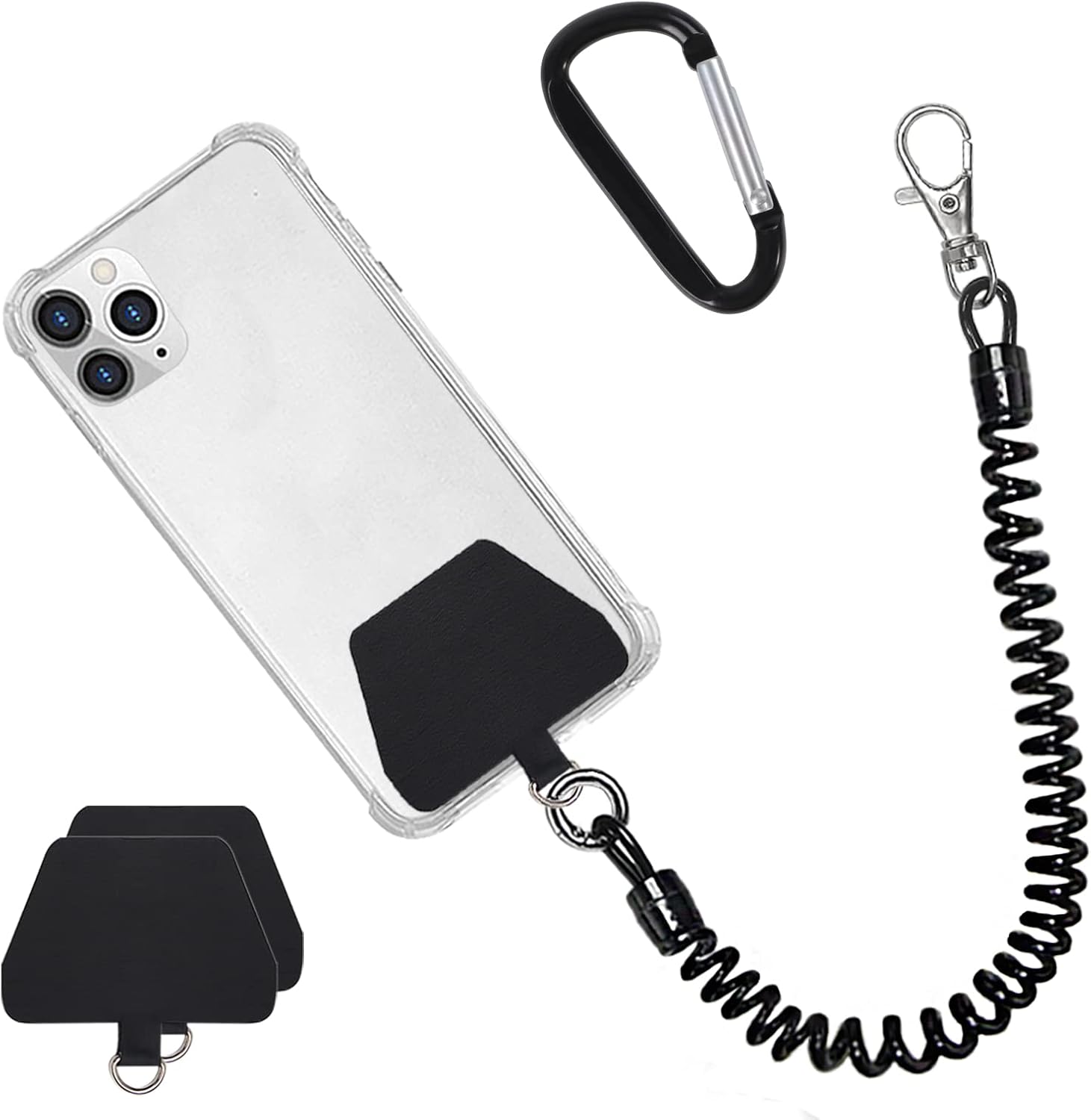 Detalle de Doormoon Phone Lanyard Tether with Patch & Stretchy Straps for Anti-Drop (Universal)