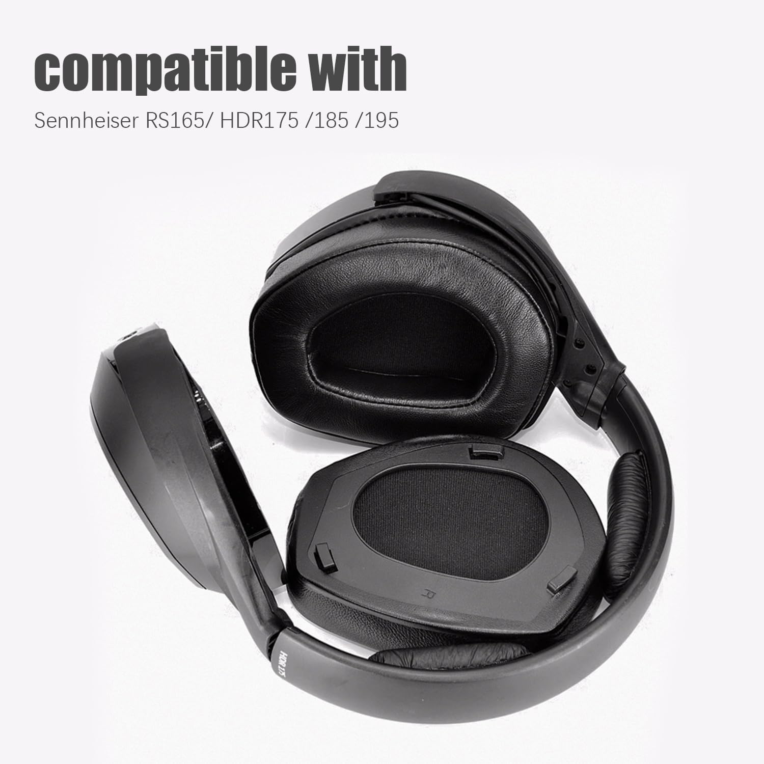 Detalle de Coussinets en cuir de mouton pour Sennheiser RS165 HDR175 185 195
