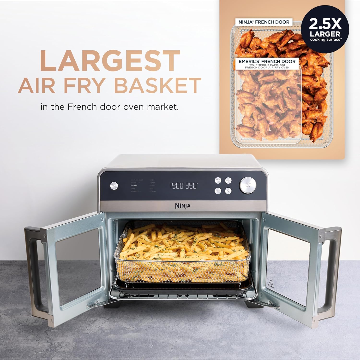 Detalle de Ninja French Door Air Fryer Oven FO101C