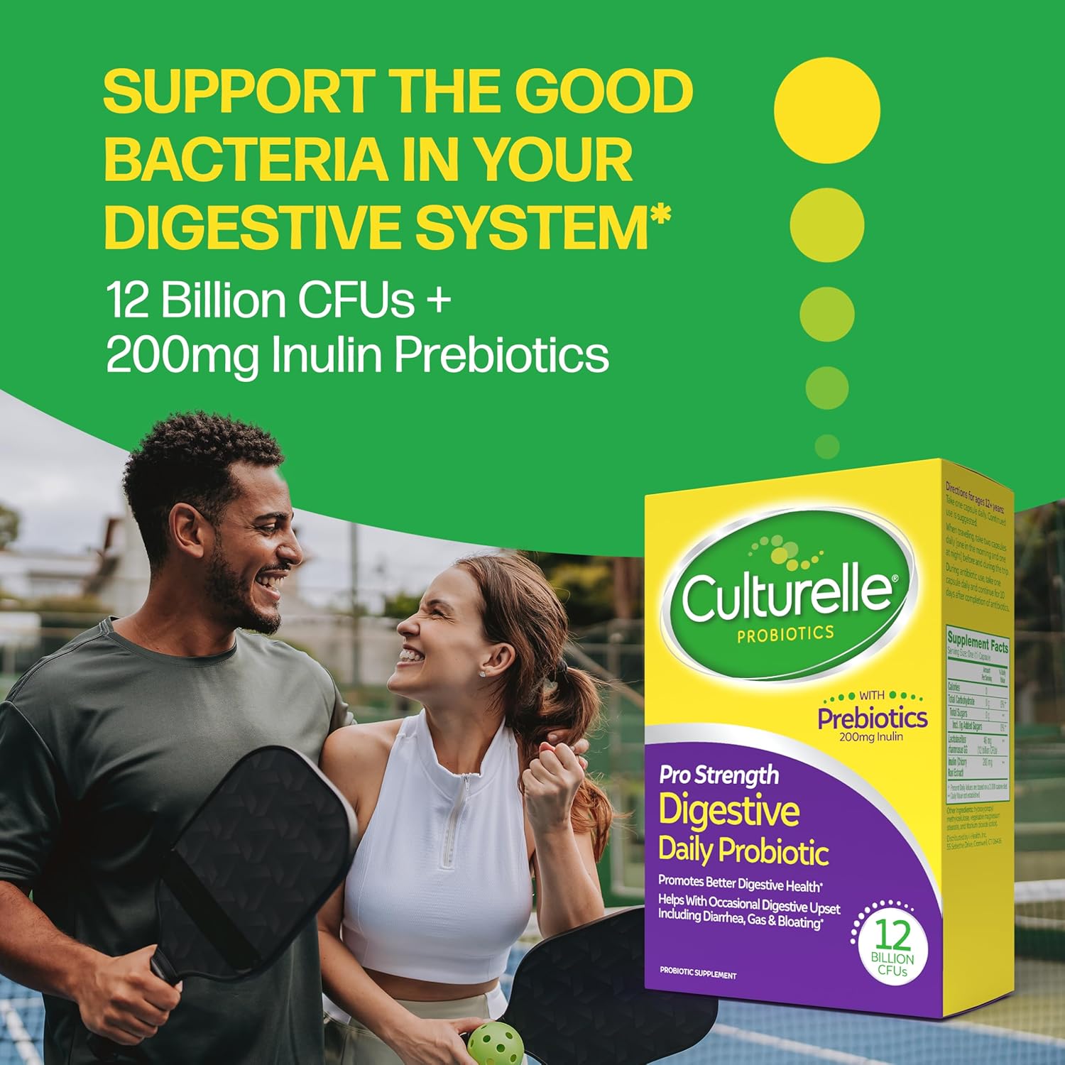 Thumbnail 6 de Culturelle 049100401430 Pro Strength Probiotic Capsules, 12 Billion CFUs, 60 Count