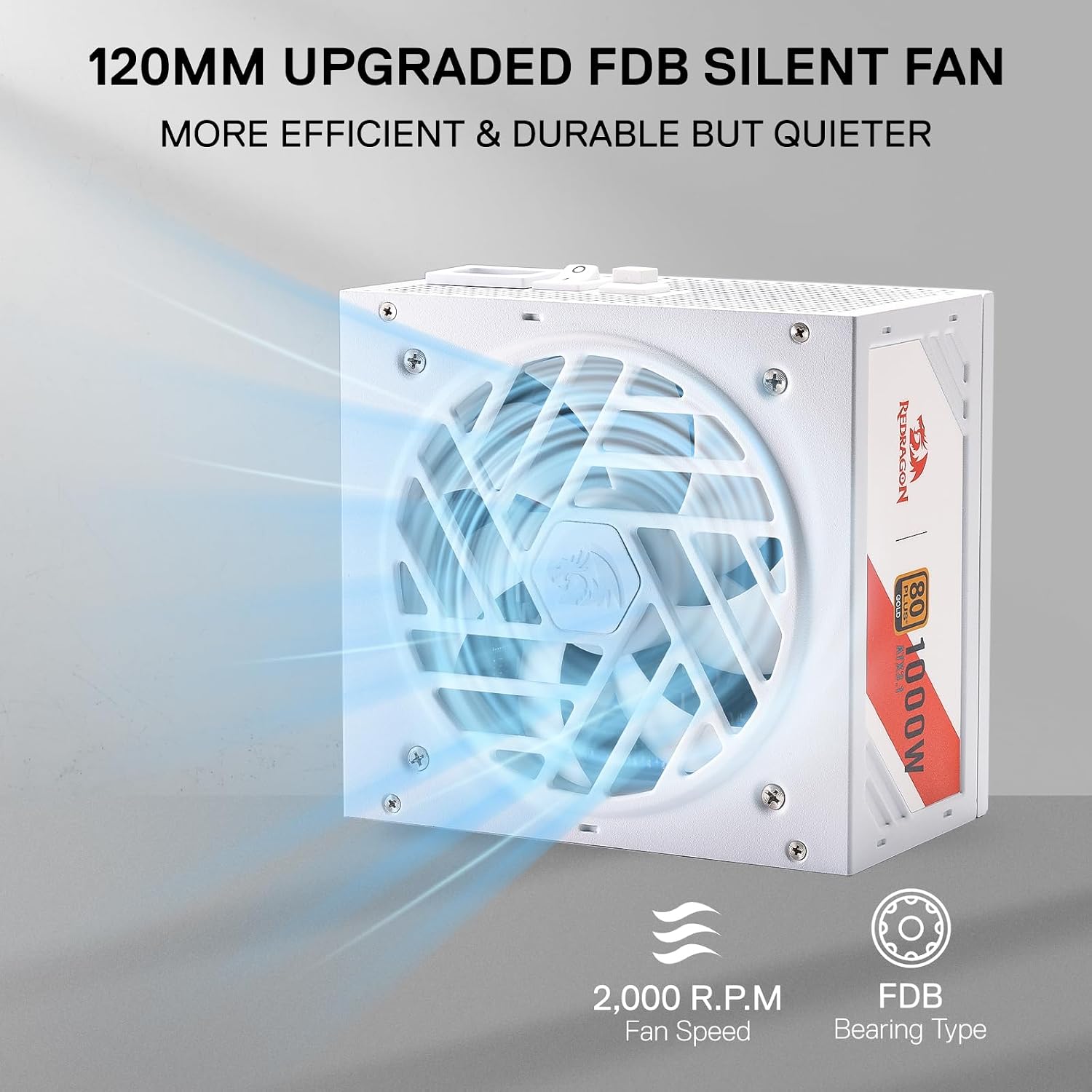 Thumbnail 4 de Redragon power supply 1000 W