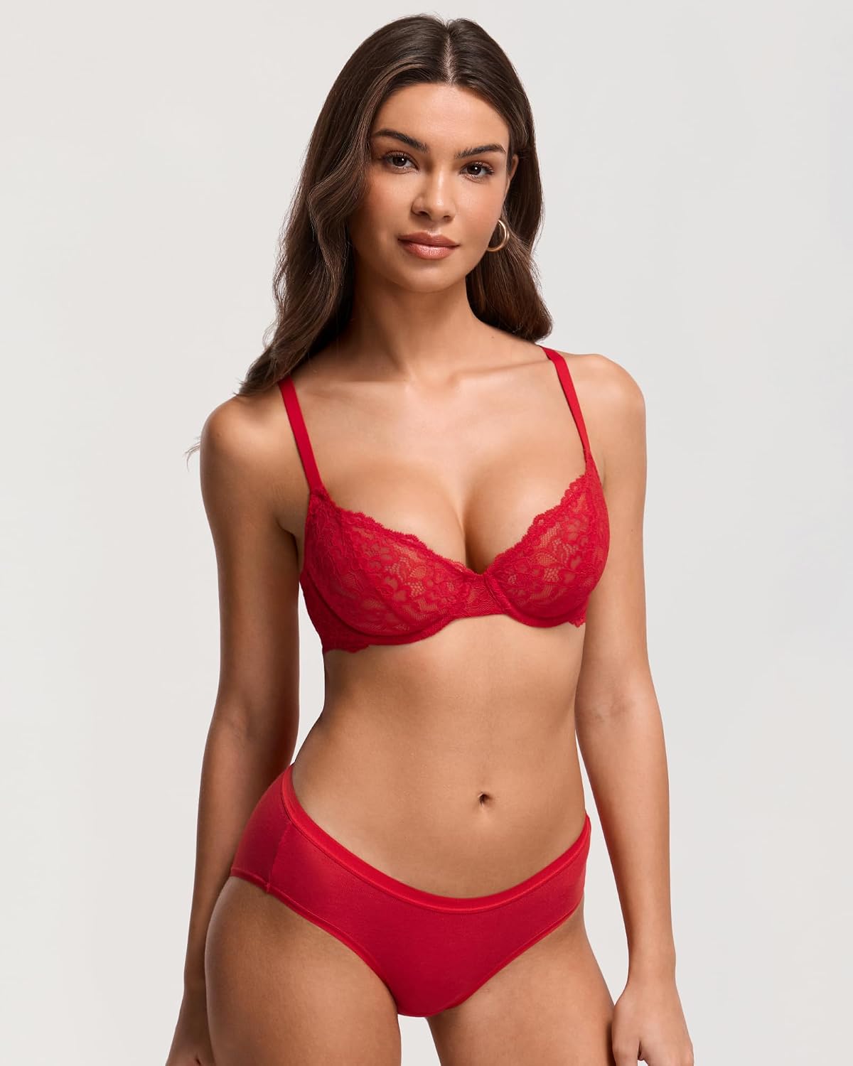 Detalle de DOBREVA Lace Demi Bra