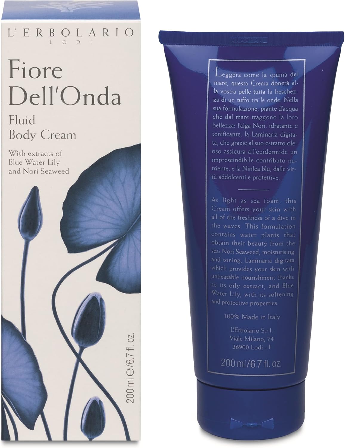 Thumbnail 1 de L'Erbolario Fiore dell’Onda krem do ciała 200 ml z witaminą E